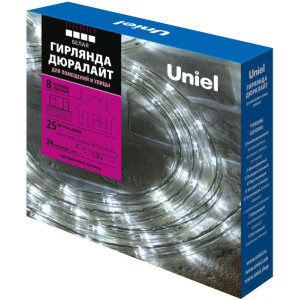 Дюралайт ULD ULD-D50 25M/С08 IP44 WHITE